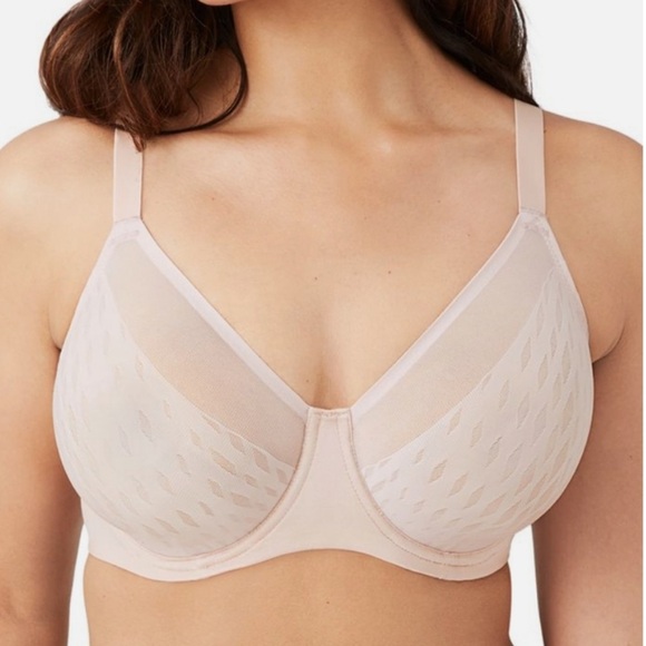 WACOAL Elevated Allure Underwire Bra Style #855336 Size 34DDD Rose Dust - Picture 4 of 8